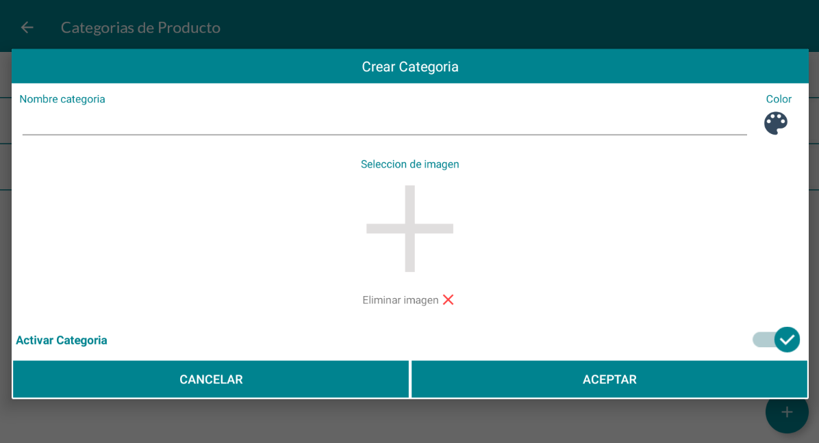 Formulario nueva categoría